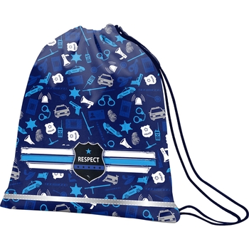 Сумка для взуття Smart SB-01 Police синя (559075) - Pampik