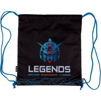 Сумка для взуття 1 Вересня SB-10 Robotech Legends чорна (533496) - Pampik