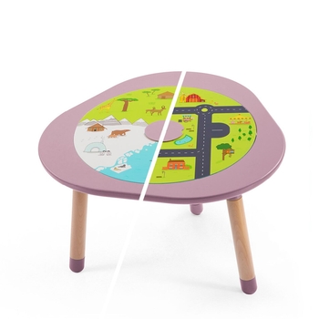 Детский игровой многофункциональный столик Stokke MuTable, сиреневый (581701) - Pampik - 3