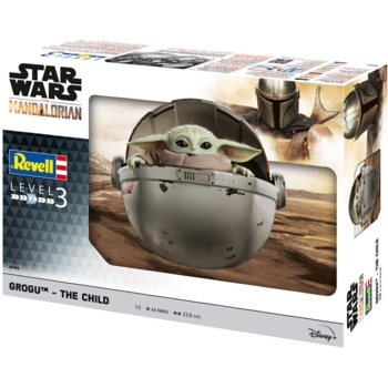 Збірна модель Revell Дитя Йода з серіалу Мандалорець, рівень 3, масштаб 1:3, 43 деталі (RVL-06783) - Pampik