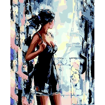 Картина за номерами ZiBi Art Line В очікуванні 40х50 см (ZB.64230) - Pampik