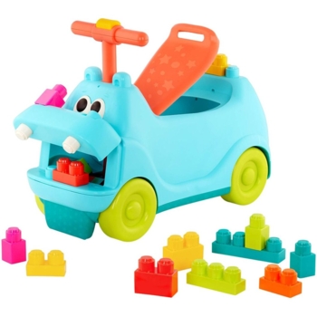 Машинка для катання та конструктор Battat Бегемотик Санні (BX2312Z) - Pampik