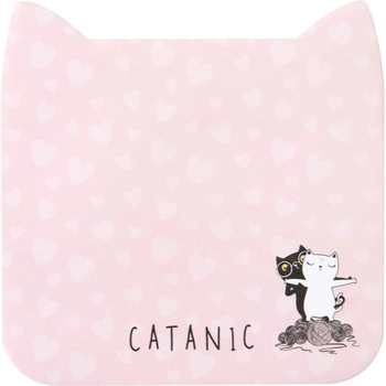 Блок паперу з клейким шаром Kite Catanic 70х70 мм 50 аркушів (K22-298-3) - Pampik