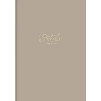 Зошит для записів MonAmi, А4, у лінійку, 80 арк., бежевий (A4-IC-080-776L) - Pampik