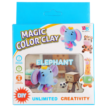 Набор для творчества Магическая глина Offtop, слон (860206) - Pampik