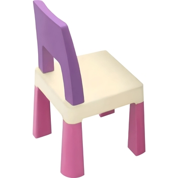 Комплект Poppet Color Pink: стілець + подушка на стілець 55x28x28 см (PP-003P-G) - Pampik - 3