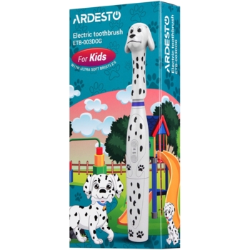 Електрична зубна щітка Ardesto ETB-003DOG біла - Pampik - 6