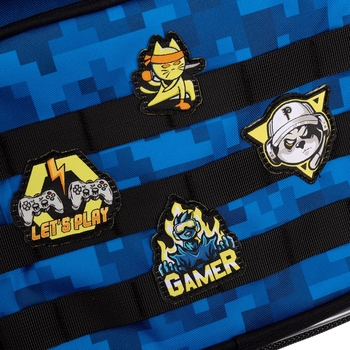 Рюкзак 1 Вересня S-99 Gamer Zone, синий (559515) - Pampik - 11
