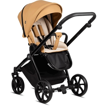 Коляска Tutis Mio Leather Camel, 2 в 1, светло-коричневая (1232038) - Pampik - 5