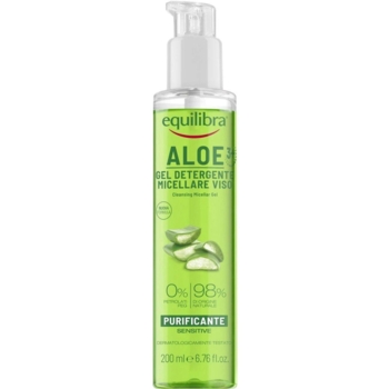 Гель мицеллярный Equilibra Aloe Purificante Sensitive 200 мл - Pampik