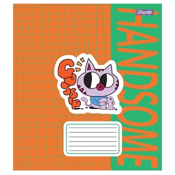 Набор тетрадей 1 Вересня Handsome, в косую линию, 12 листов, 25 шт. (766552) - Pampik - 3