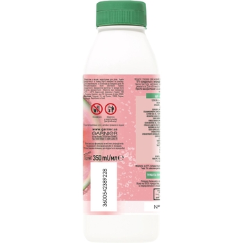Бальзам-ополіскувач Garnier Fructis Superfood Соковитий кавун для тонкого волосся, що потребує об'єму, 350 мл - Pampik - 4