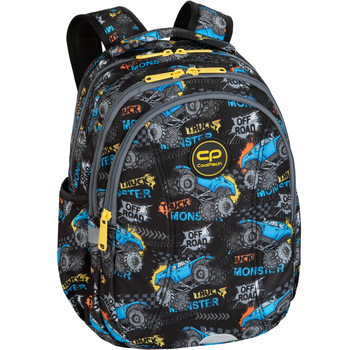 Рюкзак CoolPack Joy S Monster, 21 л, 39х28х17 см, S, чорний (E48605) - Pampik