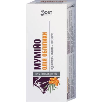 Крем-бальзам для тела ФітоБіоТехнології Мумие и облепиховое масло 75 мл - Pampik