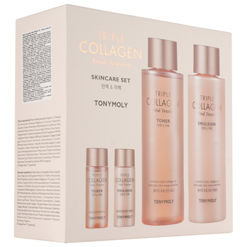 Набор средств для ухода за кожей лица Tony Moly Triple Collagen Total Tension Set - Pampik - 3