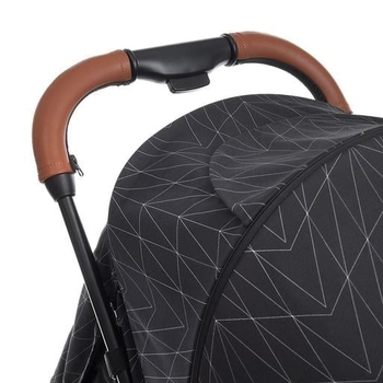 Коляска El Camino X4 ME 1024 Black Lines, черная (25430) - Pampik - 10