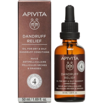 Олія проти сухої та жирної лупи Apivita, з прополісом і селерою, 50 мл - Pampik