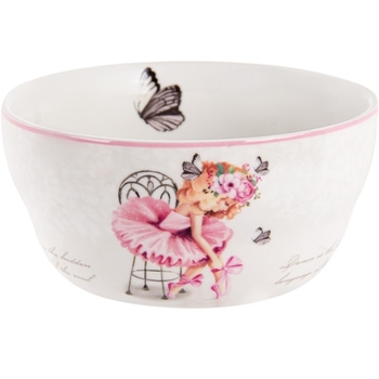 Столовый набор Lefard Балеринка, детский, бежевый с розовым (924-720) - Pampik - 3