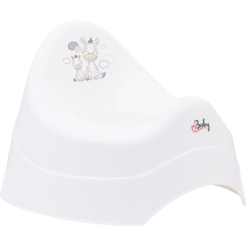 Горшок Maltex Зебра, белый (3910459) - Pampik