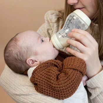 Антиколікова пляшечка для годування Difrax S-bottle Natural Caramel із силіконовою соскою 170 мл (705 Caramel) - Pampik - 6