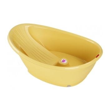 Ванночка анатомическая OK Baby Bella, желтая (39231300) - Pampik
