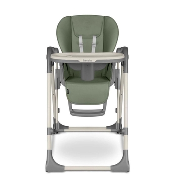 Стільчик для годування Lionelo Laurice Green Olive, з функцією гойдалки, оливковий - Pampik - 4