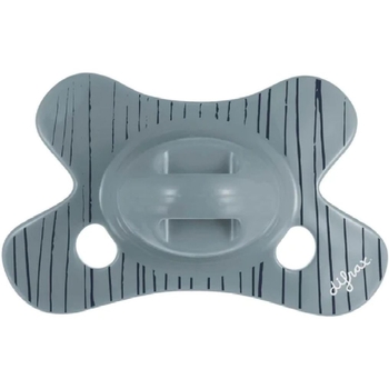 Пустышка силиконовая Difrax Natural 0-6 мес. Stone lines серая (123 Stone_lines) - Pampik
