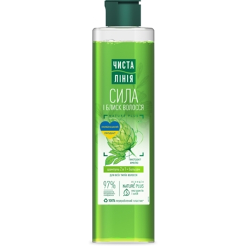 Шампунь Чиста Лінія Зміцнюючий для всіх типів волосся, 250 мл - Pampik
