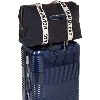 Сумка Childhome Mommy bag Signature - Canvas Black, черный (CWMBBSCBL) - Pampik - 9