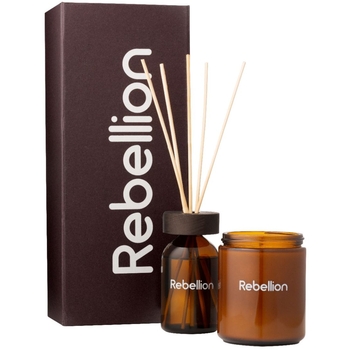 Подарочный набор Rebellion Мой Уют - это джаз и виски: Аромадифузор + Ароматическая свеча - Pampik