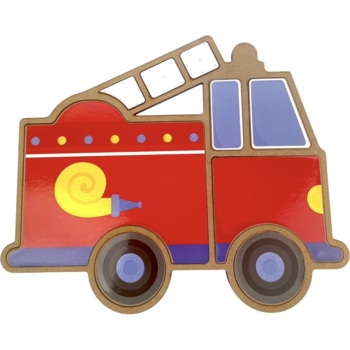 Пазл-вкладиш Аплі Краплі Пожежна машина (СК-07) - Pampik