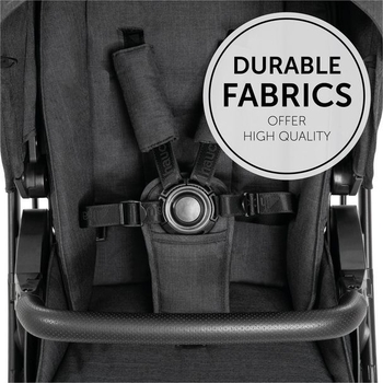 Универсальная коляска 2 в 1 Hauck Vision X Set Melange Black, черная (16523-2) - Pampik - 11