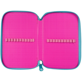 Пенал жесткий Yes HP-01 Barbie, 13х21х4 см, мятный (533345) - Pampik - 2