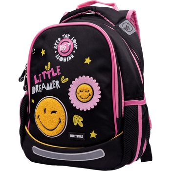 Рюкзак Yes S-83 Smiley World, черный (552821) - Pampik
