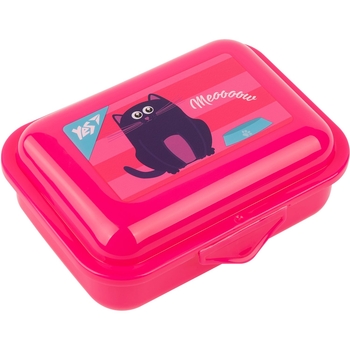 Ланч-бокс Yes Kittycon, 280 мл, красный (707743) - Pampik