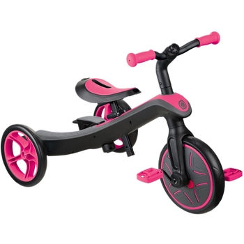 Велосипед трехколесный Globber Explorer Trike 4 в 1 розовый (632-110-3) - Pampik - 5