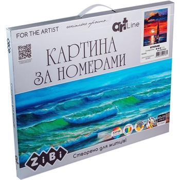 Картина за номерами ZiBi Art Line Вітрильник 40х50 см (ZB.64162) - Pampik - 2