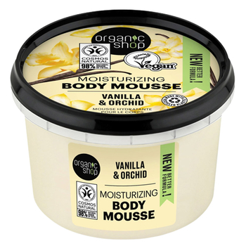 Мусс для тела Organic Shop Vanilla&Orchid, увлажняющий, 250 мл - Pampik