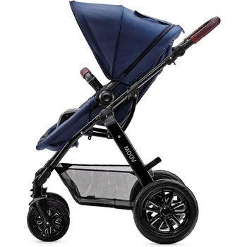 Універсальна коляска 3 в 1 Kinderkraft Moov Navy синя (00-00158732) - Pampik - 5
