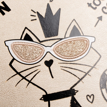 Рюкзак каркасний 1 Вересня S-98 Pussycat, сірий з бежевим (559501) - Pampik - 10