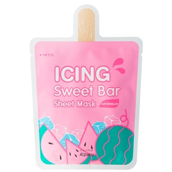 Тканевая маска для лица A'pieu Icing Sweet Bar Sheet Mask Watermelon с экстрактом арбуза, 21 г - Pampik