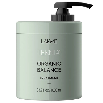 Інтенсивна зволожуюча маска для всіх типів волосся Lakme Teknia Organic Balance Treatment 1 л - Pampik