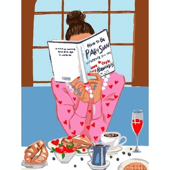 Картина за номерами Santi Парижанка, 30х40 см (954477) - Pampik