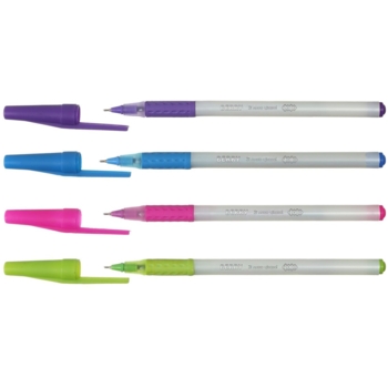 Ручка масляна ZiBi Berry Kids Line 0.5 мм в асортименті (ZB.2263-01) - Pampik - 2