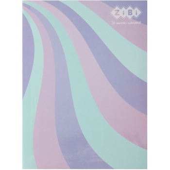 Блокнот ZiBi Pattern Kids Line А-5 у клітинку 64 аркуші блакитний (ZB.12767-14) - Pampik