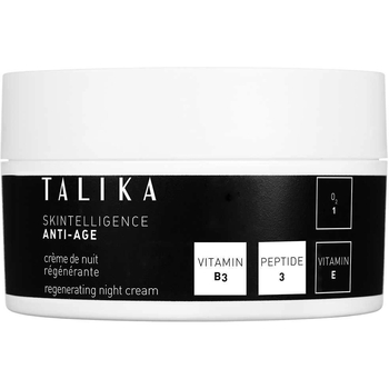 Антивіковий нічний крем для обличчя Talika Skintelligence Anti-Age Regenerating Night відновлювальний 50 мл - Pampik