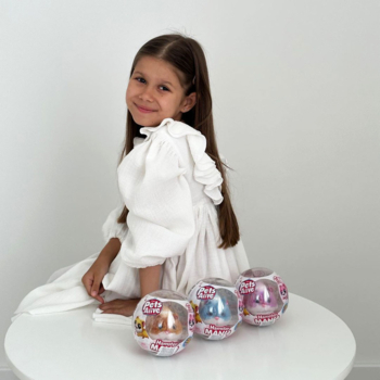 Интерактивная мягкая игрушка Pets & Robo Alive Забавный хомячок розовый (9543-20) - Pampik - 5