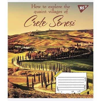 Зошит загальний Yes Quaint Village, А5, в клітинку, 24 аркуша (766640) - Pampik