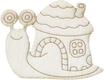 Набор для творчества Умняшка роспись по дереву, магниты-улитка и лягушка (РД-013) - Pampik - 3