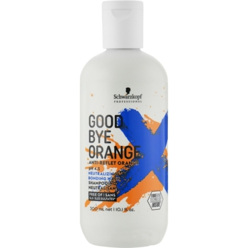Бессульфатный шампунь с антиоранжевым эффектом Schwarzkopf Professional Goodbye Orange 300 мл - Pampik